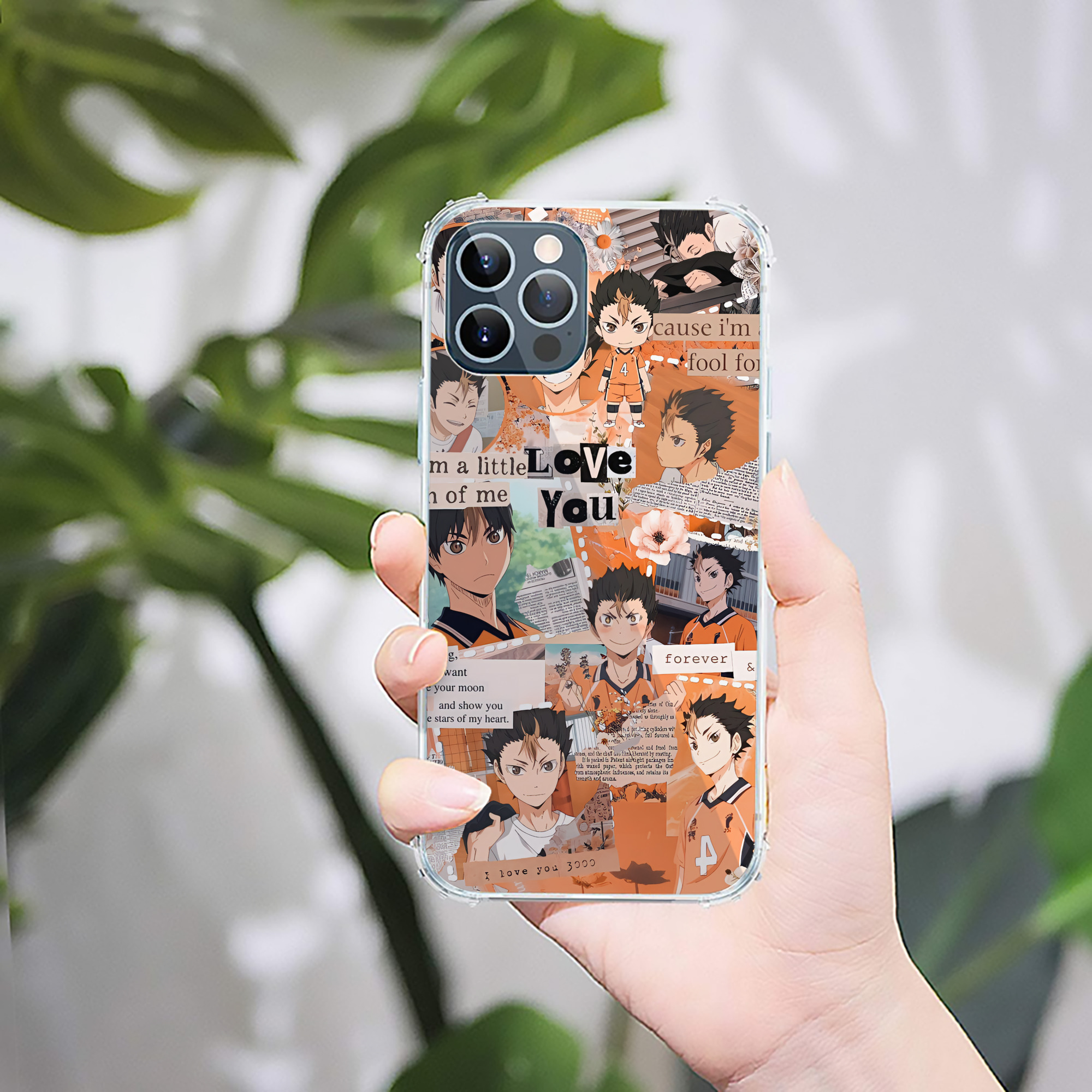 （画像用） ハイキュー!! Haikyu!! 【iPhone 12シリーズ対応】透明スマホケース（クリアソフトケース）
